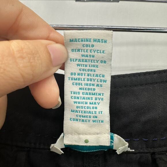 Sundance Wide‎ Leg Pants Womens 12 Black 100% Tencel Pockets Coastal Preppy City - Picture 10 of 11